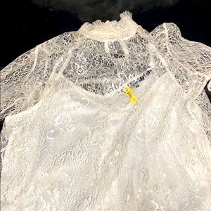 COPY - Verdi Moda lace  top